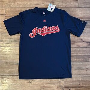 Majestic Cleveland Indians Short Sleeve Tee
